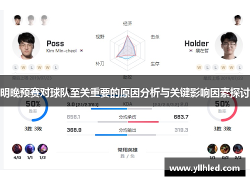 明晚预赛对球队至关重要的原因分析与关键影响因素探讨
